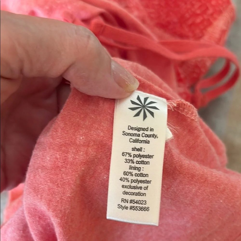 Athleta Coral Double Layer Skirt Sz M
